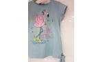 - 6-10 Yaş Kız Çocuk Flamingo Tshirt