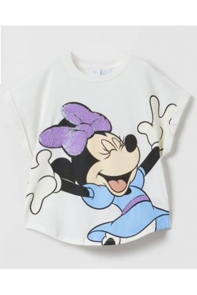 5-14 Yaş Kız Çocuk Minnie Tshirt