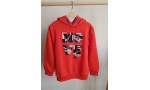 * 5-16 Yaş Erkek Çocuk Kpüşonlu Sweatshirt - Oranj