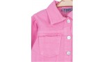 4-8 Yaş Kız Çocuk Pembe Denim Ceket